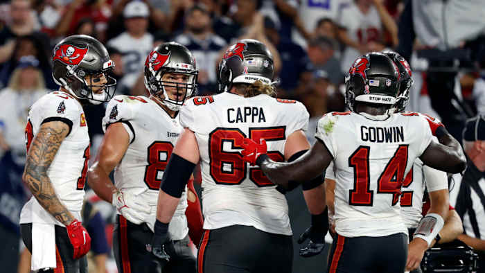 Alex Cappa and Co. had a very good night against the Cowboys, but will need to carry that over against the Falcons.